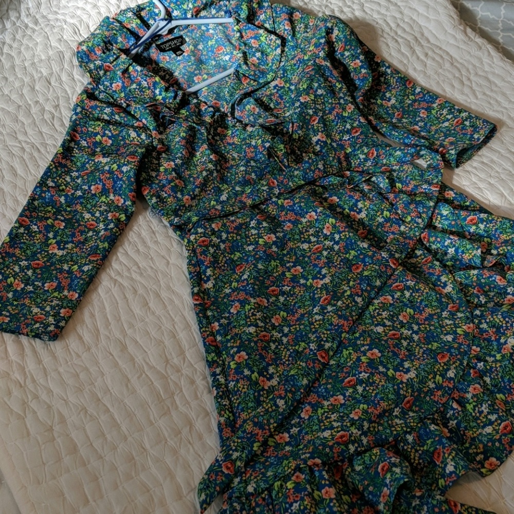Topshop wrap dress